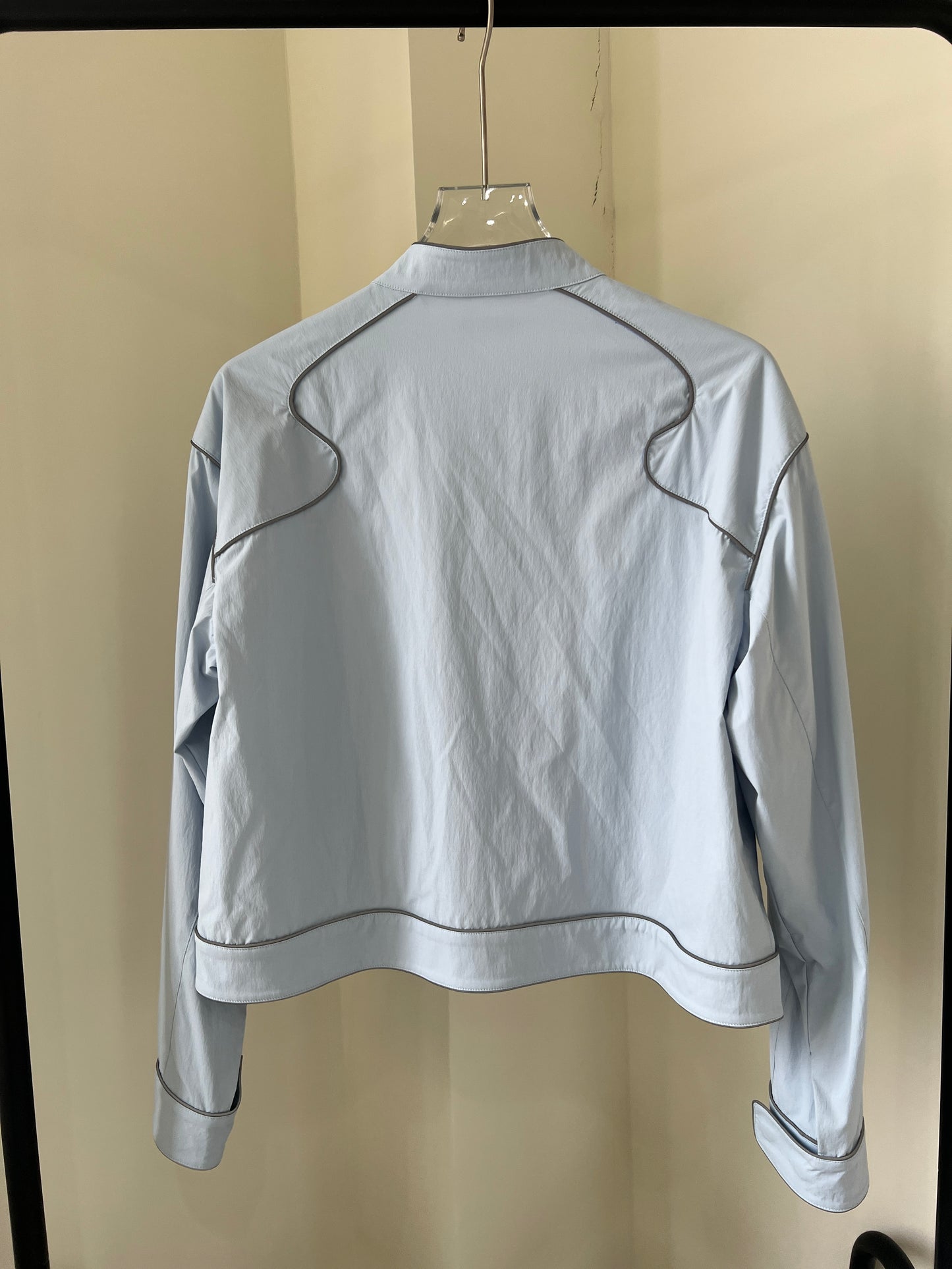 Color-Block Piping Jacket