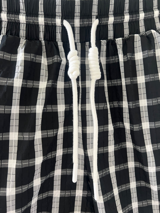 Plaid bubble shorts