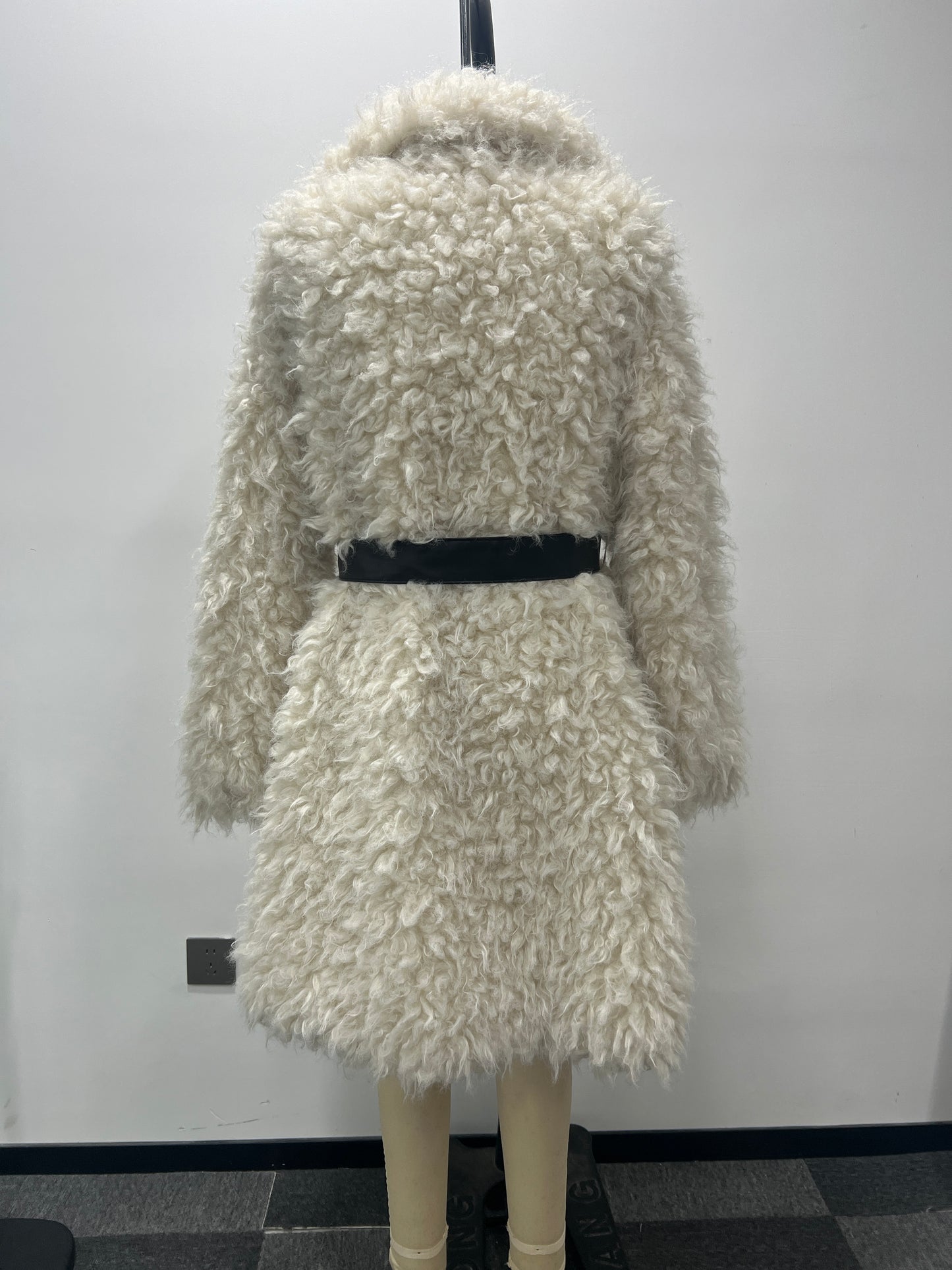 Faux Fur Coat White