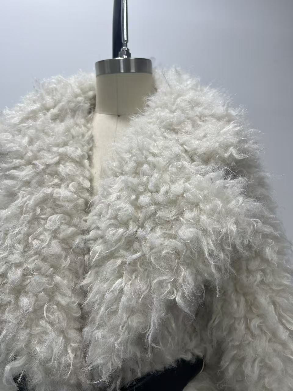 Faux Fur Coat White