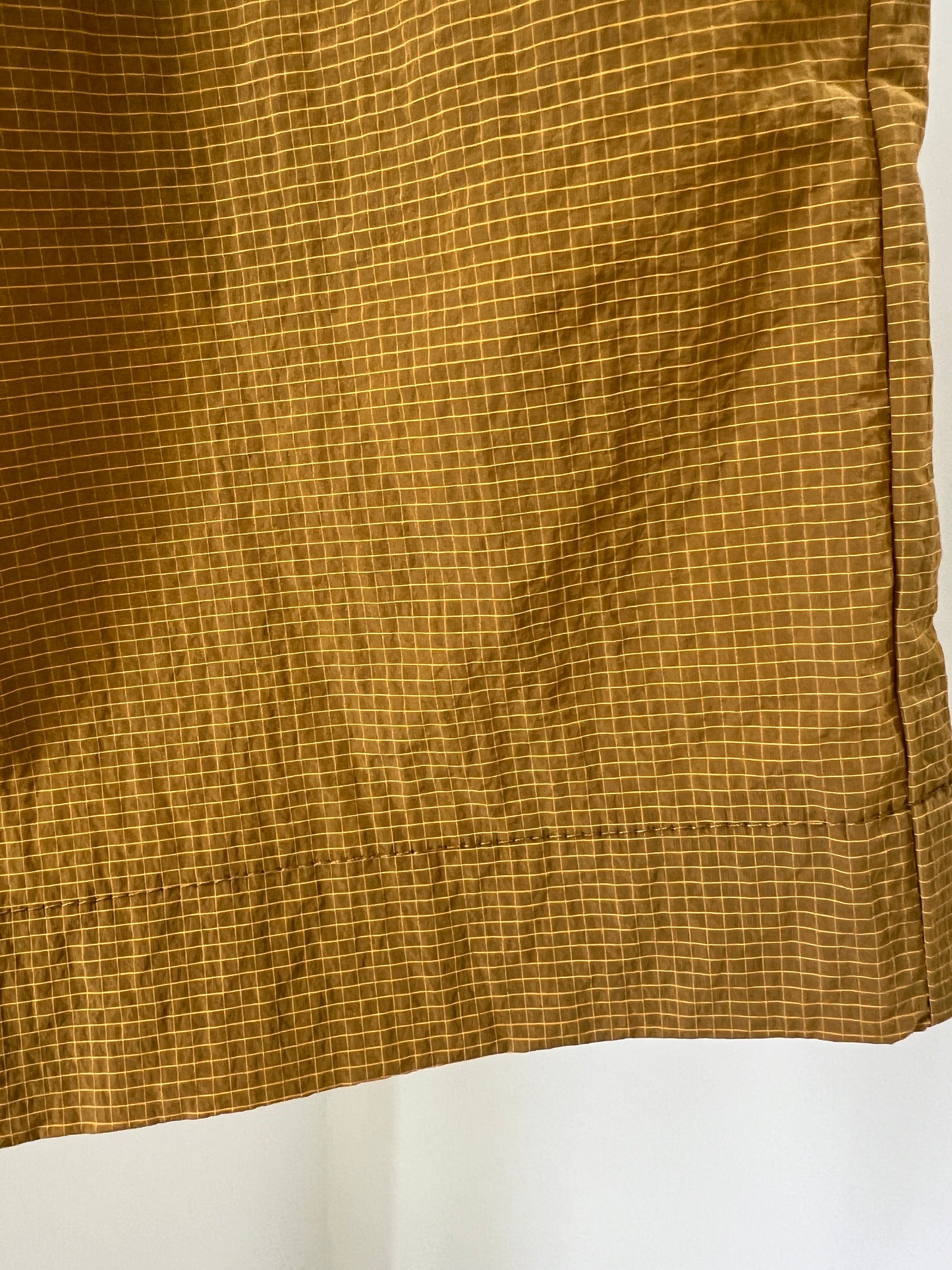 Brown Yellow  Checkered Shorts