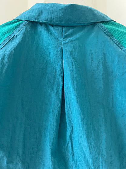 Dark Checkered Color-Block  Sleeveless Lapel Cropped Vest