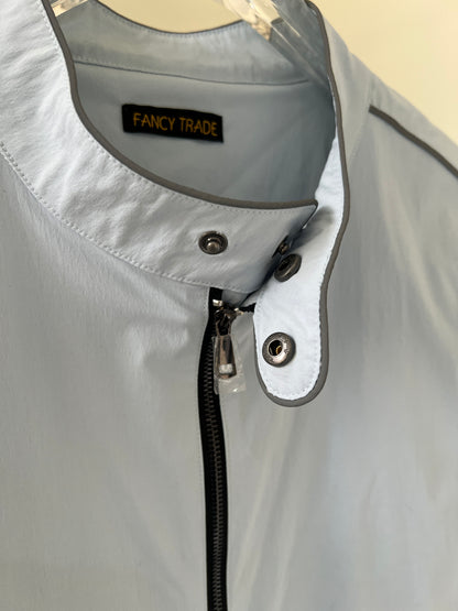 Color-Block Piping Jacket