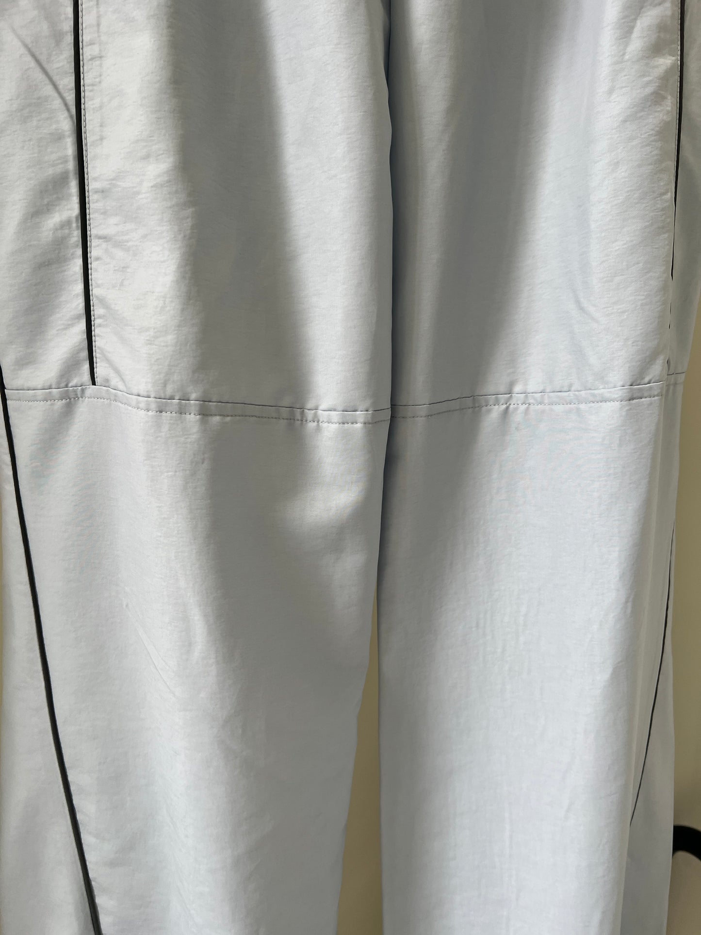 Blue Highrise Cargo Pants