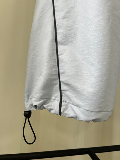 Blue Highrise Cargo Pants