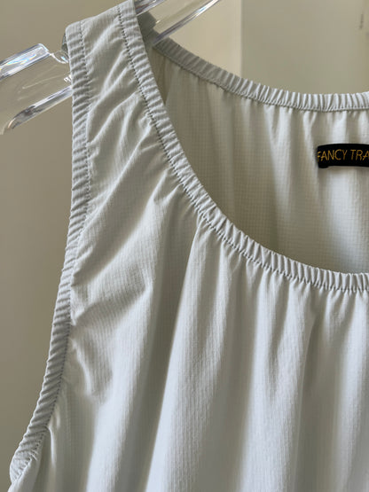 Pleated  Drawstring Dress