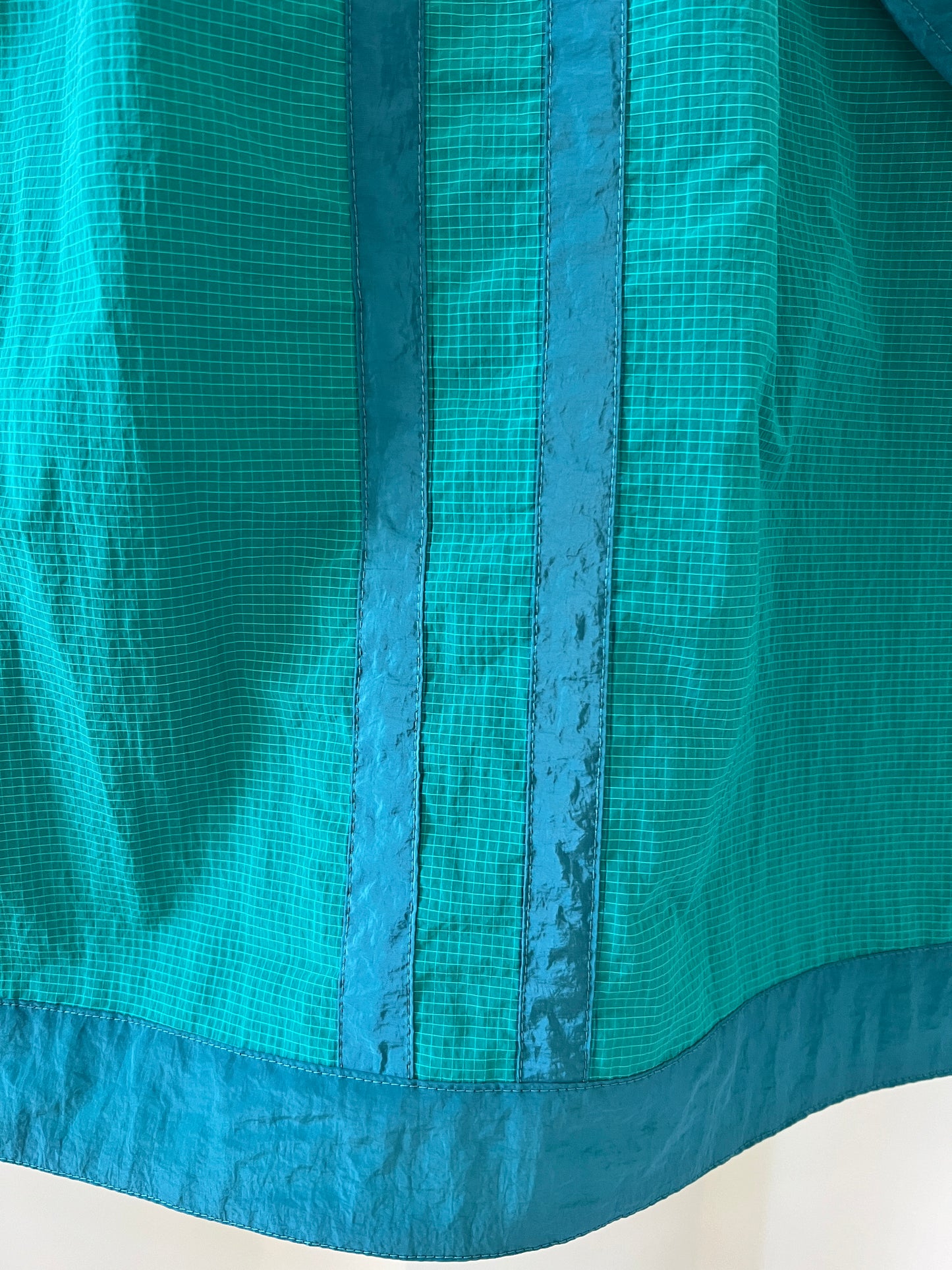 Dark Checkered  Color-Block Maxi Skirt