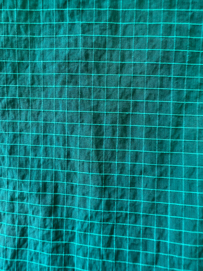 Dark Checkered  Color-Block Maxi Skirt