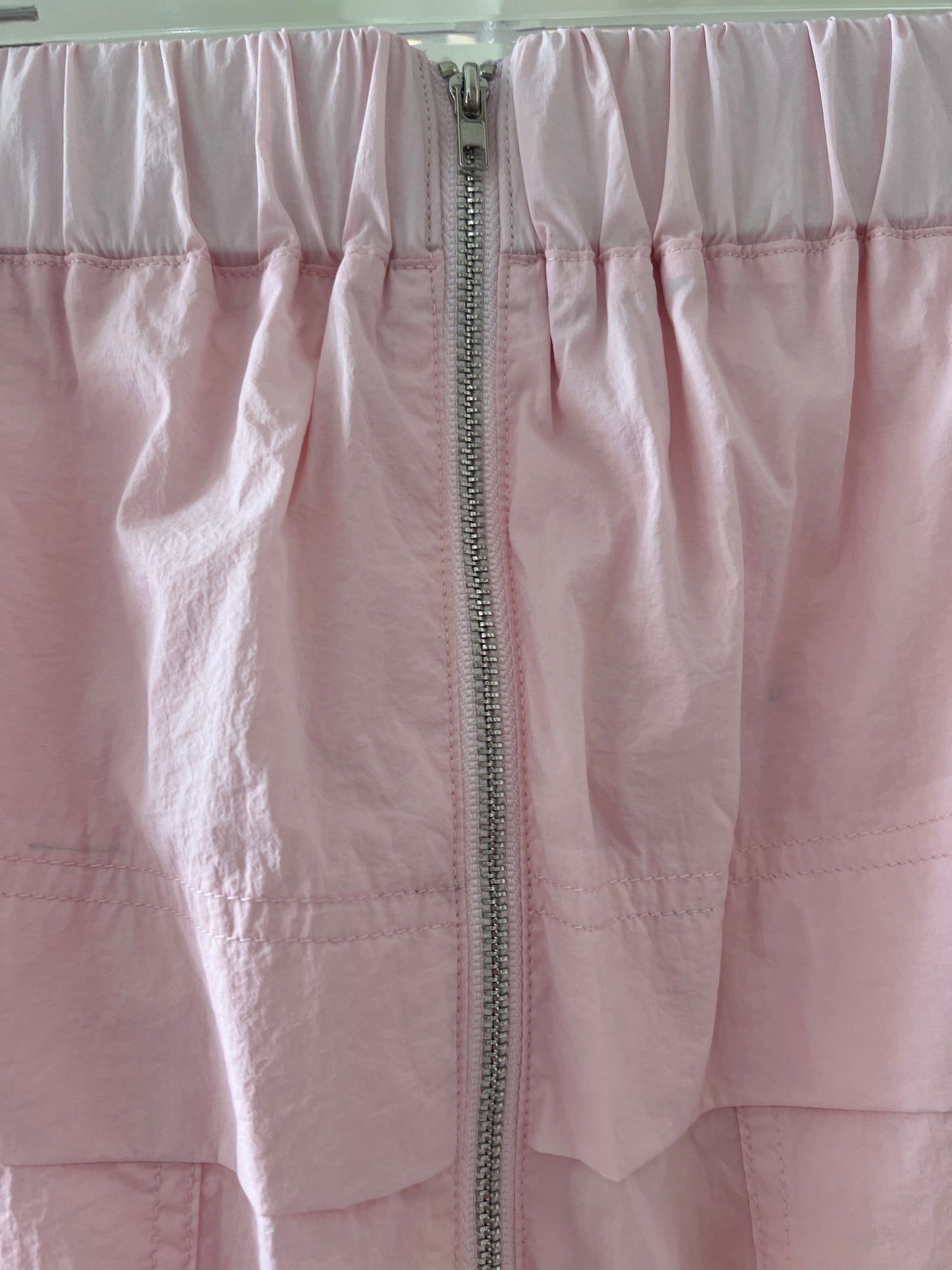 Pink strapless  utility jumpsuit