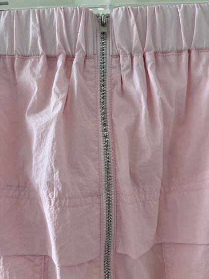 Pink strapless  utility jumpsuit