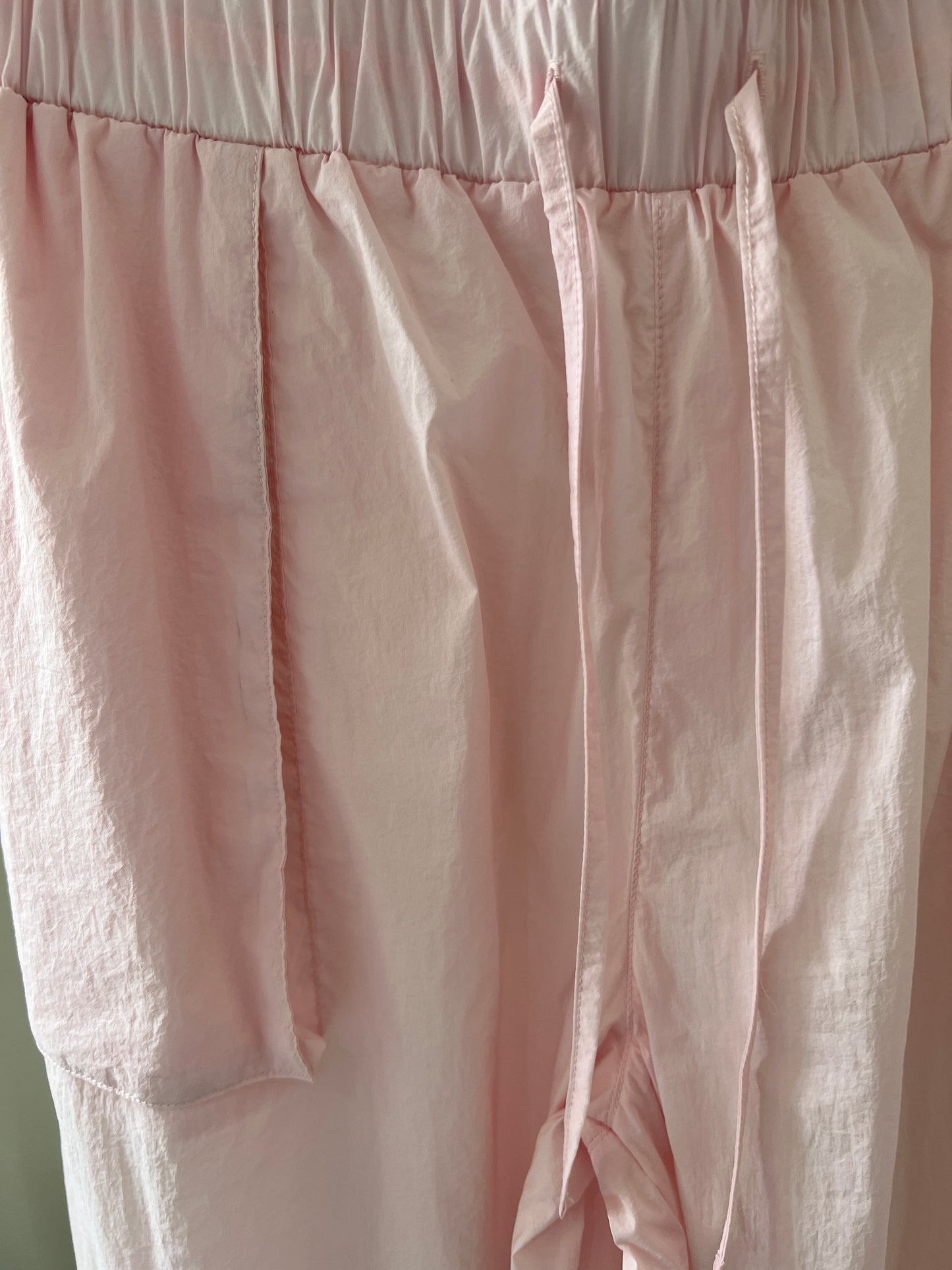 Pink strapless  utility jumpsuit