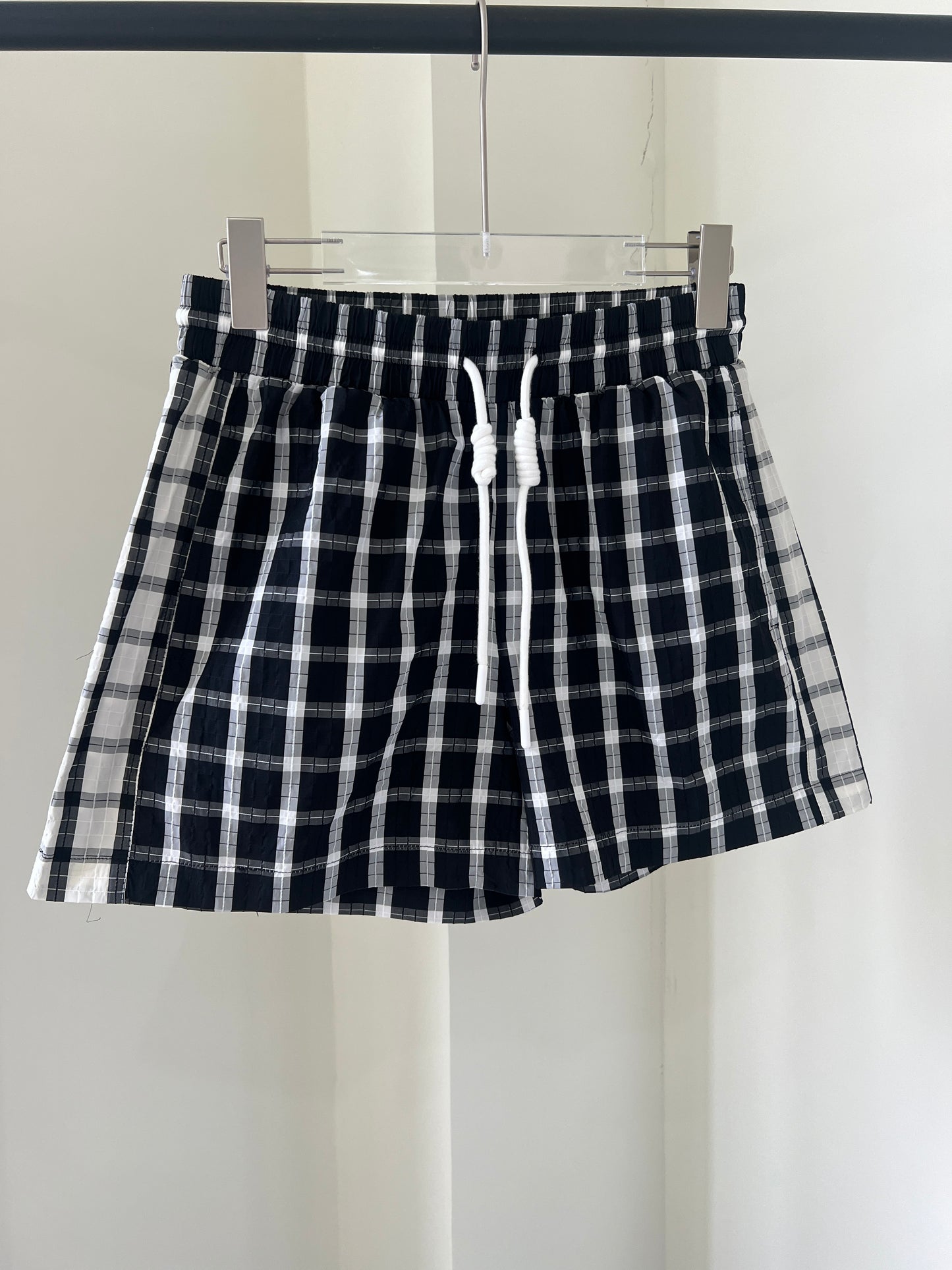 Plaid bubble shorts