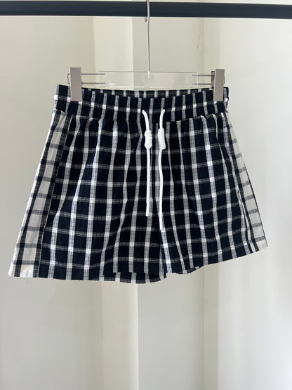 Plaid bubble shorts