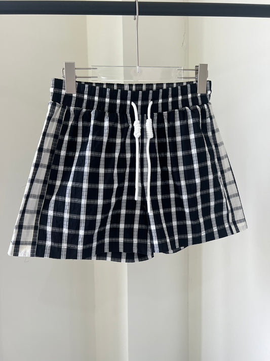 Plaid bubble shorts