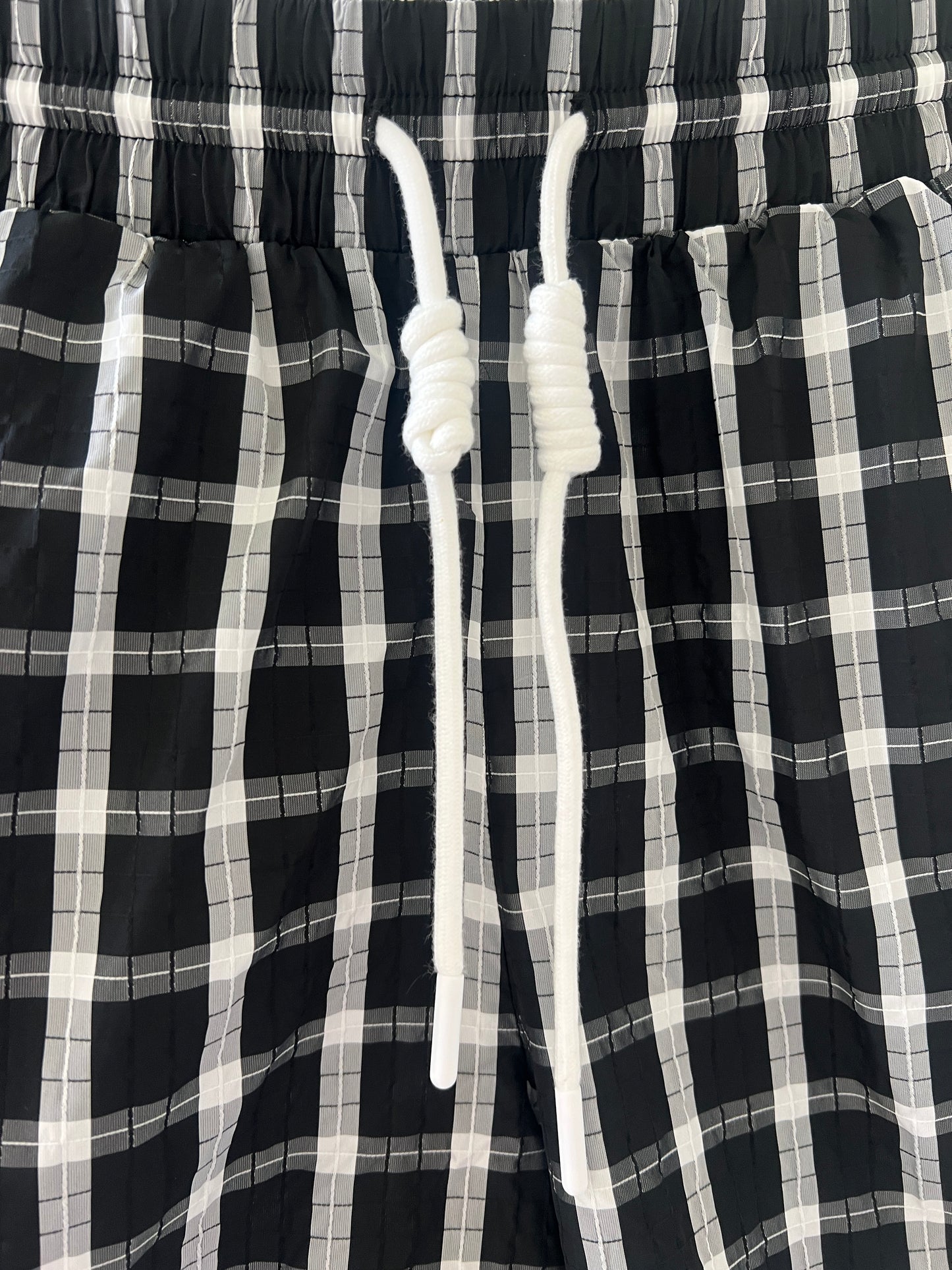 Plaid bubble shorts