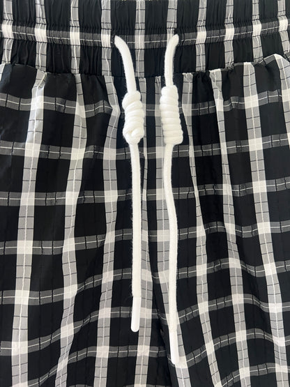 Plaid bubble shorts