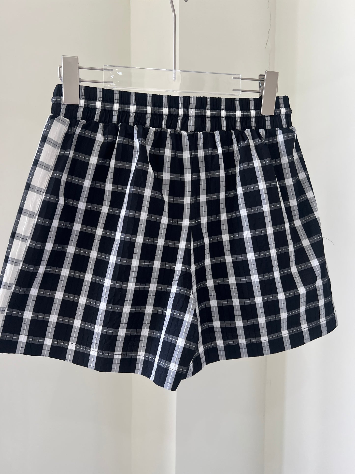 Plaid bubble shorts
