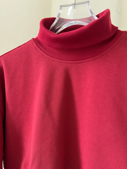 Cropped Mockneck Sweatshirt