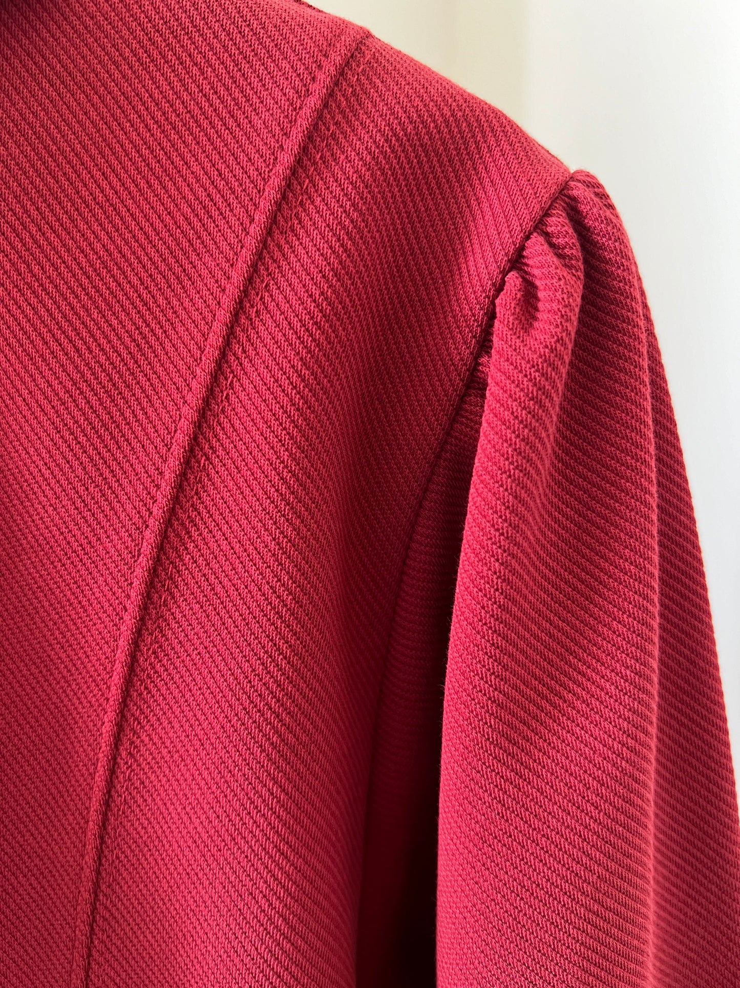 Stitch Crop Hood Zip up