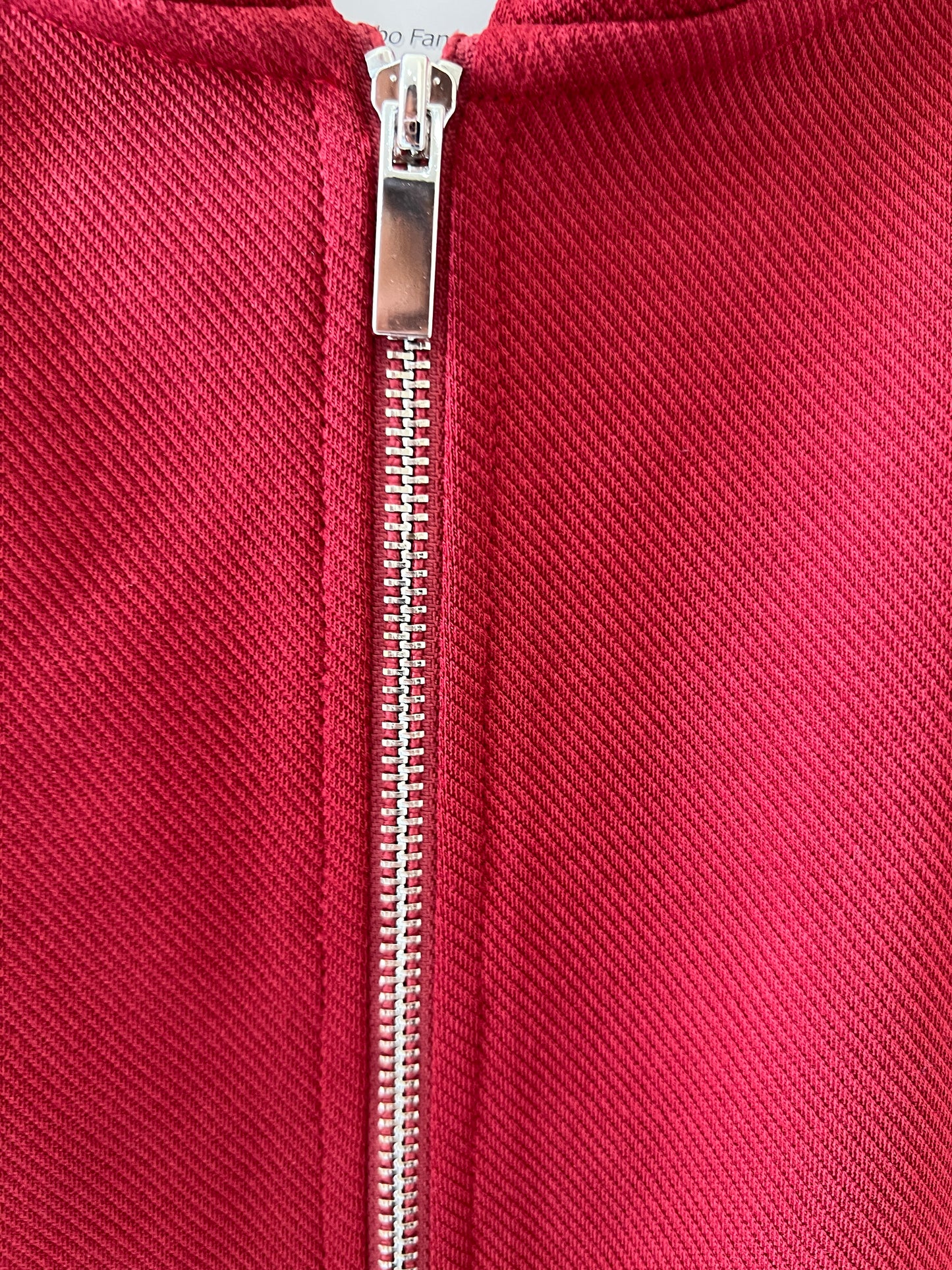 Stitch Crop Hood Zip up