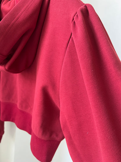 Stitch Crop Hood Zip up