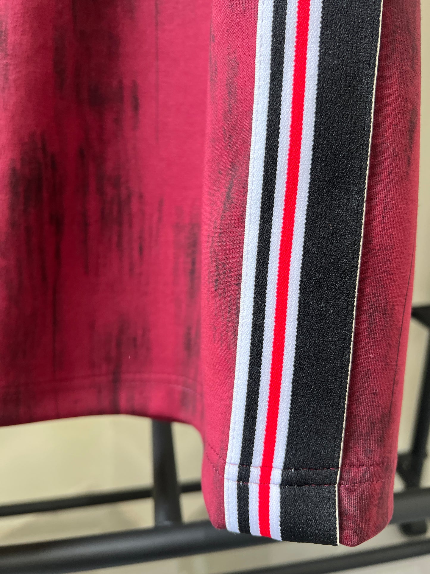 Wide-Leg Athletic Knit Pants