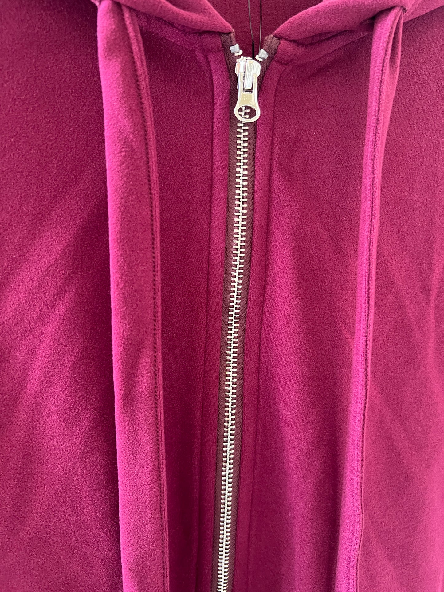 Color-Blocked Hooded Zip-Up Sweatshirt