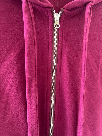 Color-Blocked Hooded Zip-Up Sweatshirt