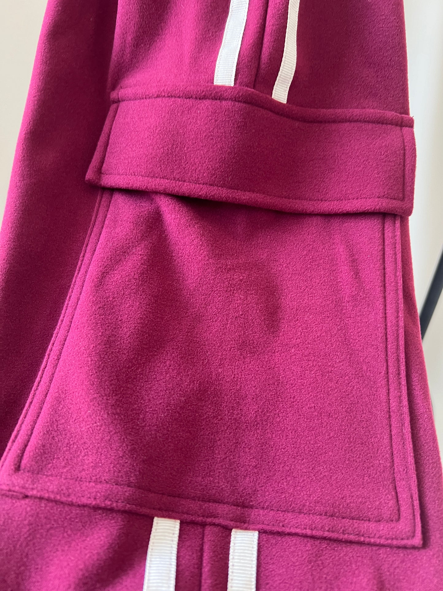 Women Casual Color Block Striped Drawstring Waist Cargo Long Pants