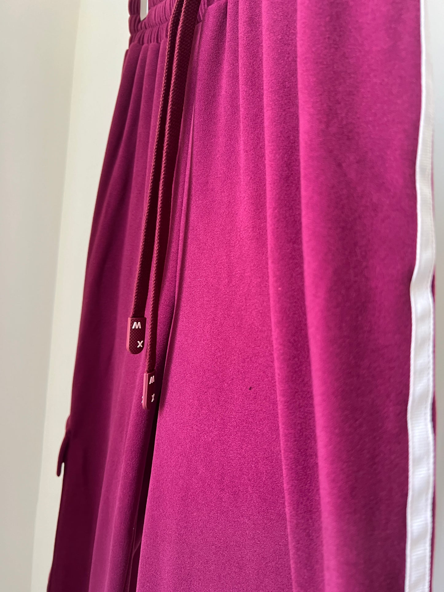 Women Casual Color Block Striped Drawstring Waist Cargo Long Pants