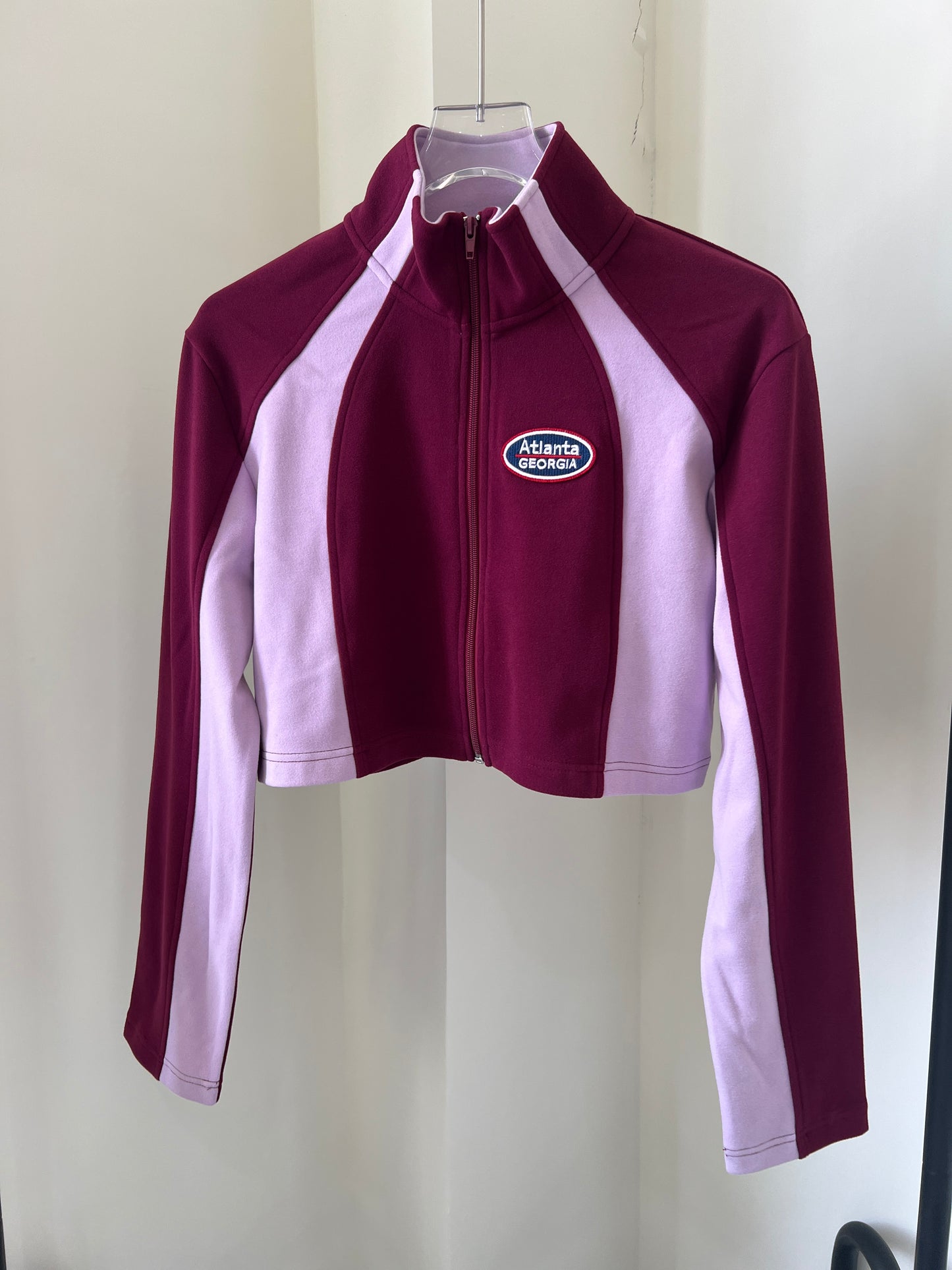 Color-block Cropped Sport Top