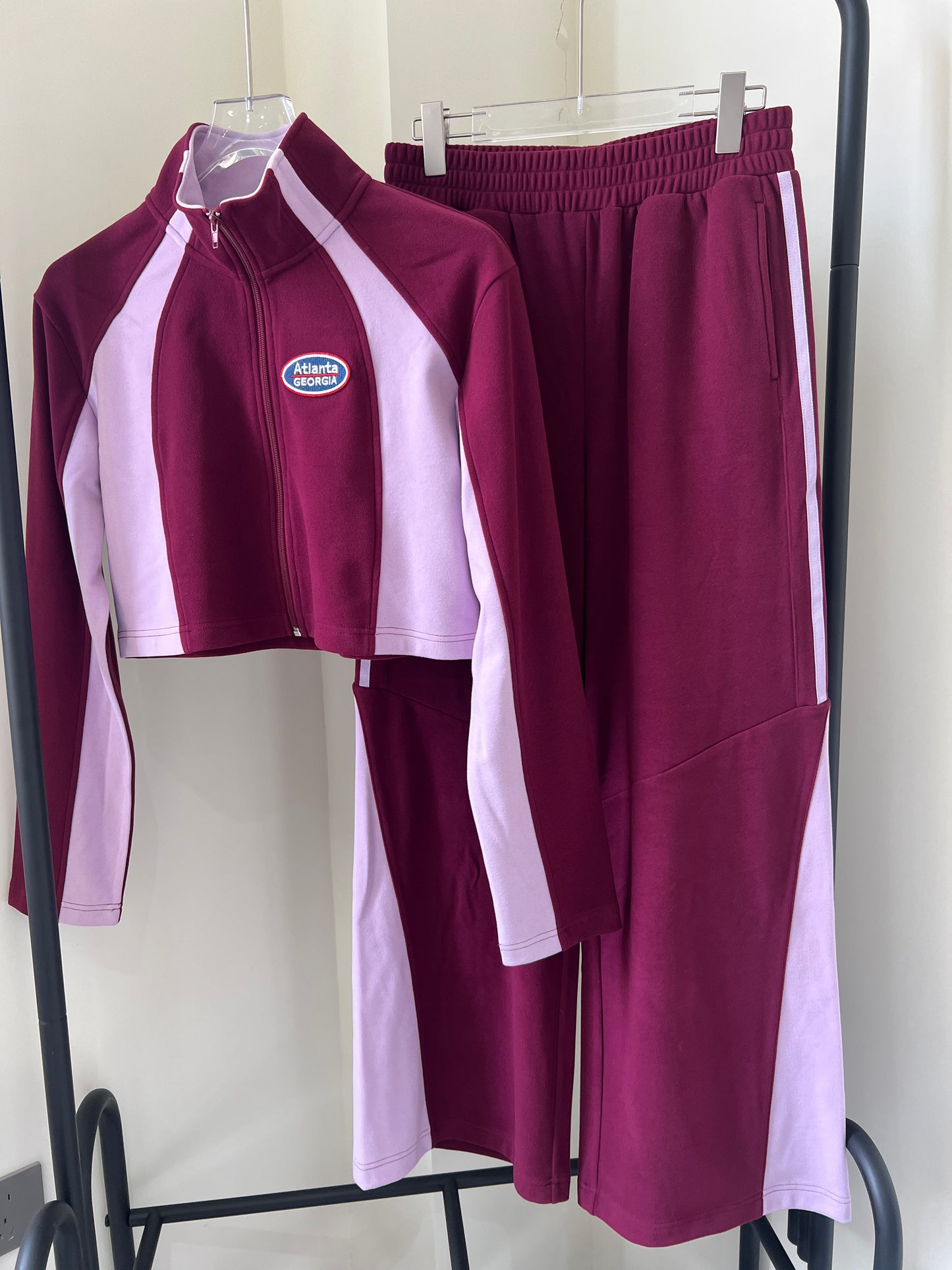 Color-block Cropped Sport Top