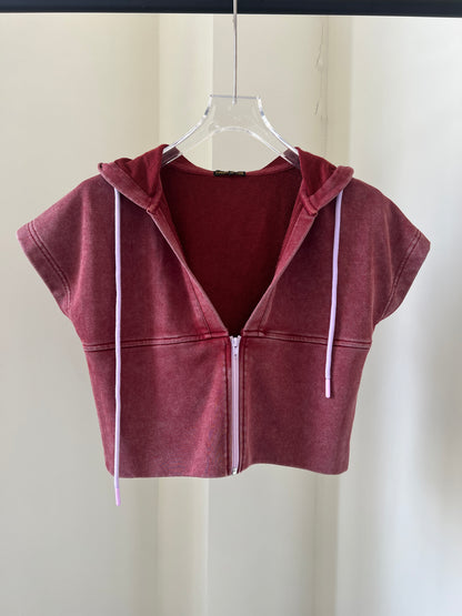 Garment Washed cropped