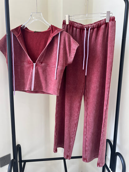 Garment Washed cropped