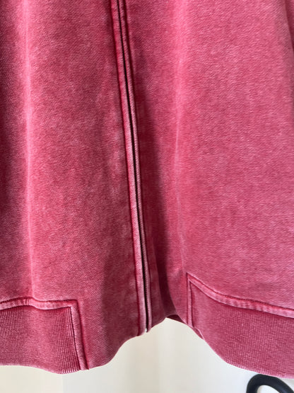 Washed Lace Paneled Sport Jacket