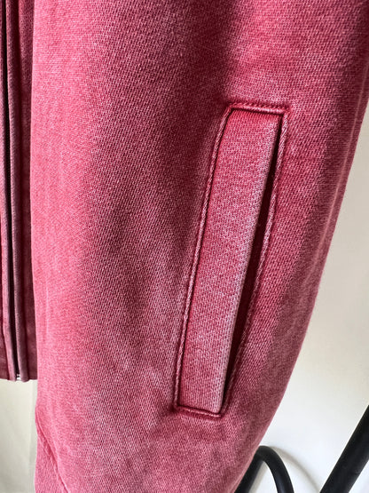 Washed Lace Paneled Sport Jacket