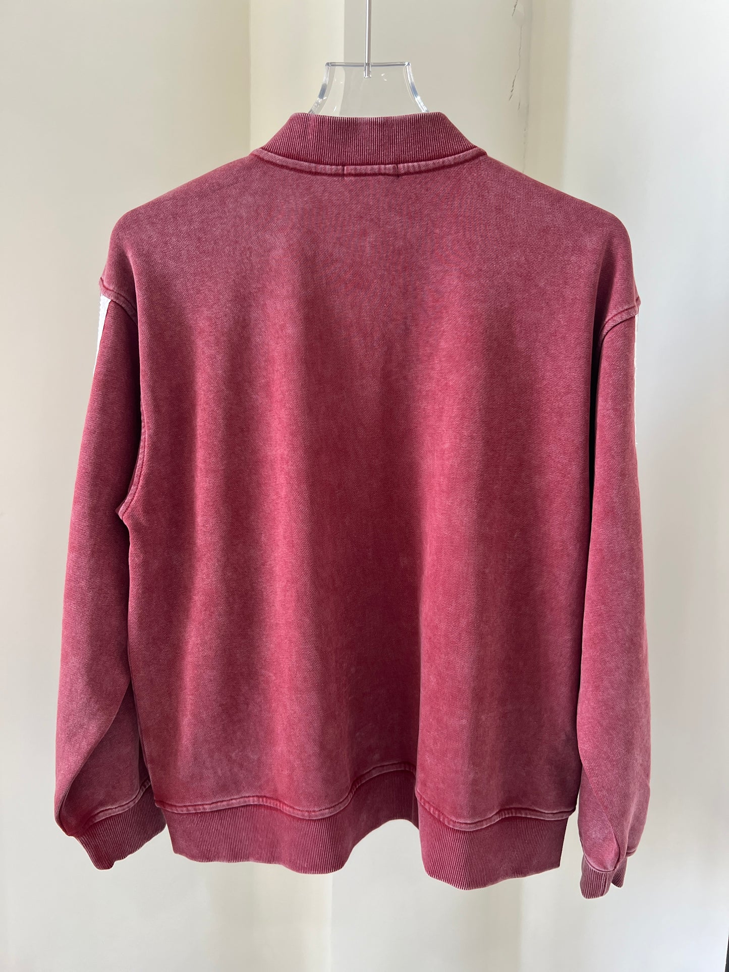 Washed Lace Paneled Sport Jacket