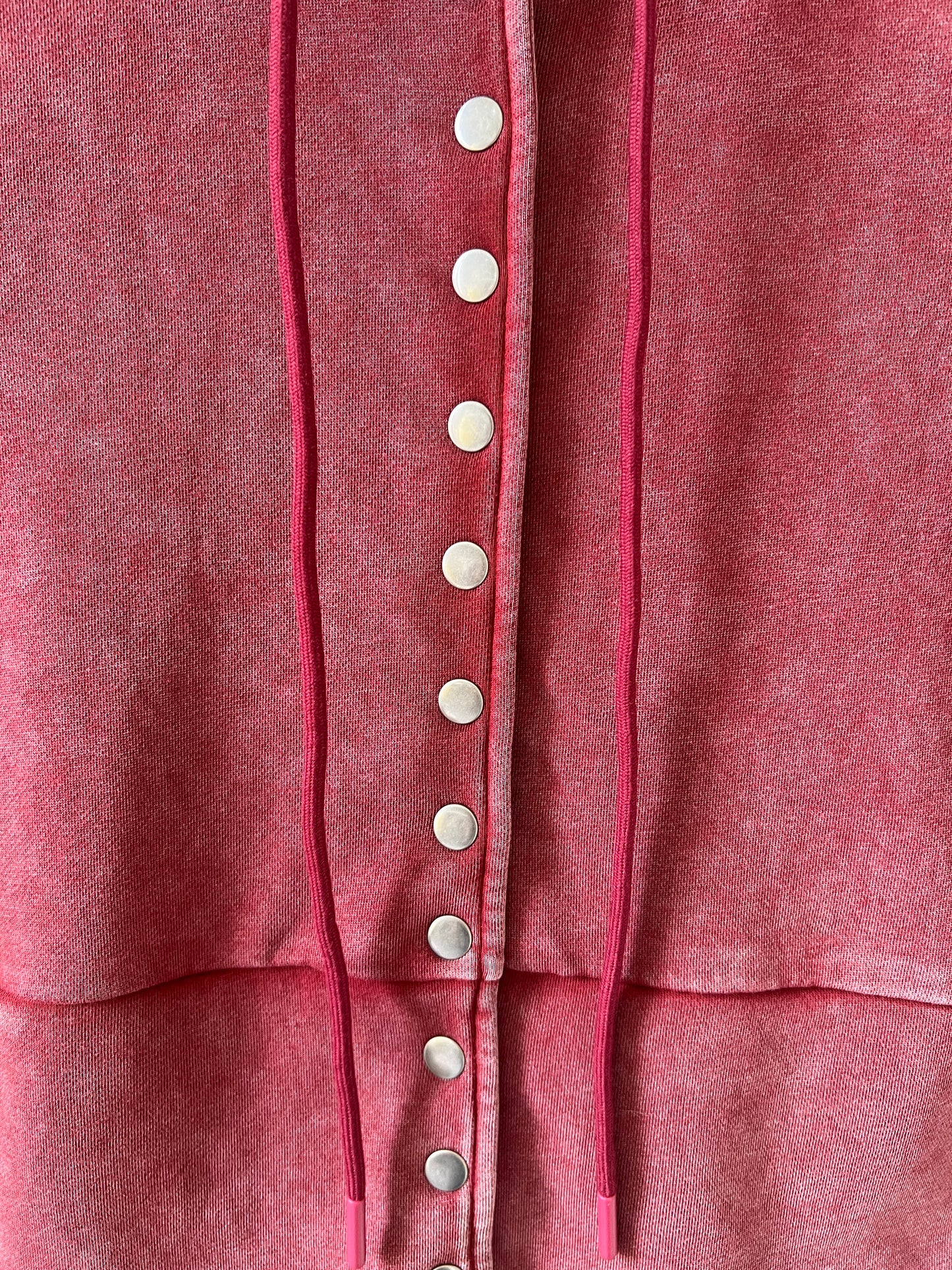 Hooded Snap & Zip Cardigan