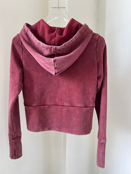 Hooded Snap & Zip Cardigan