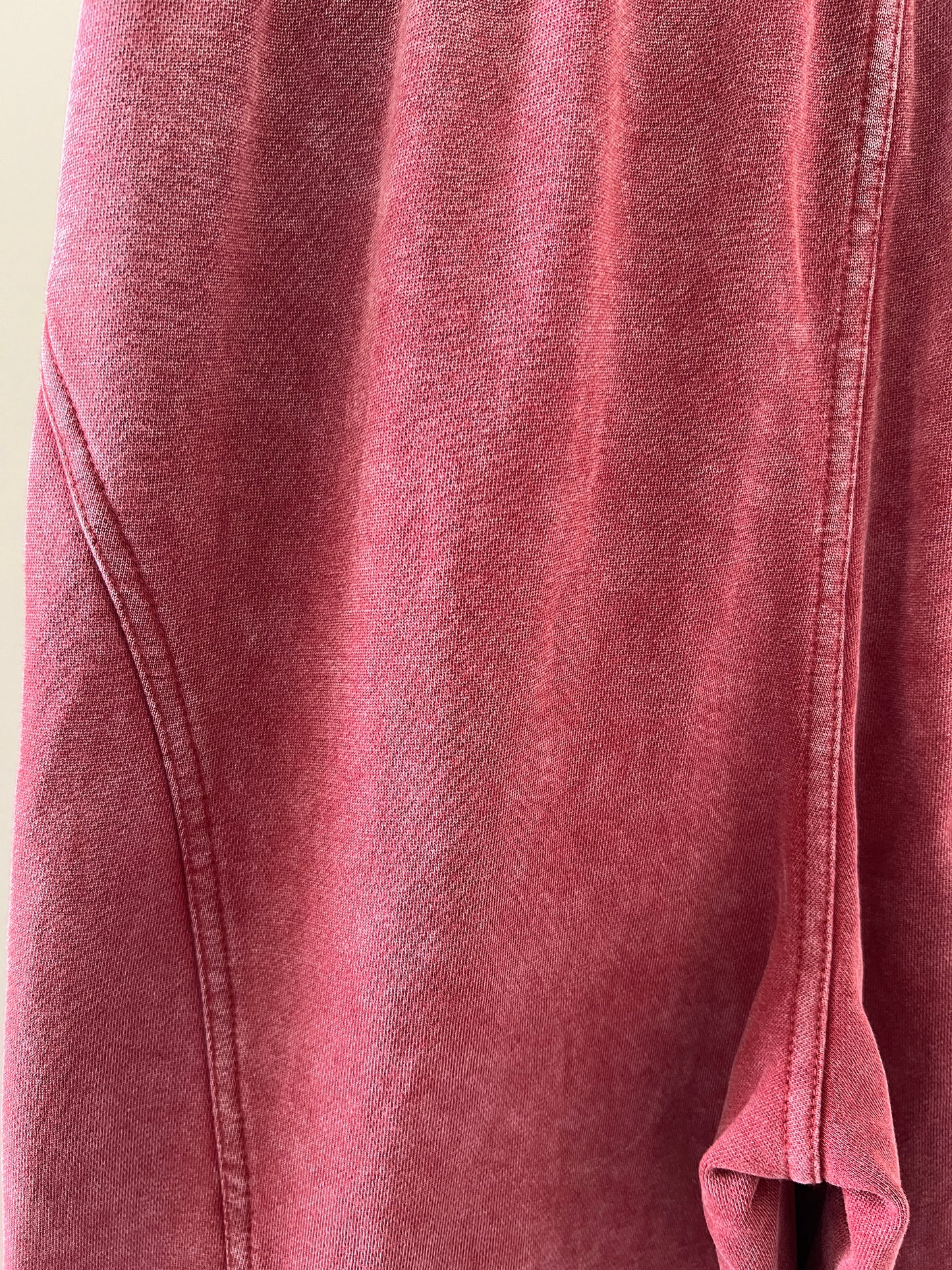 Women's Wide-Leg Washed Fabric Pants