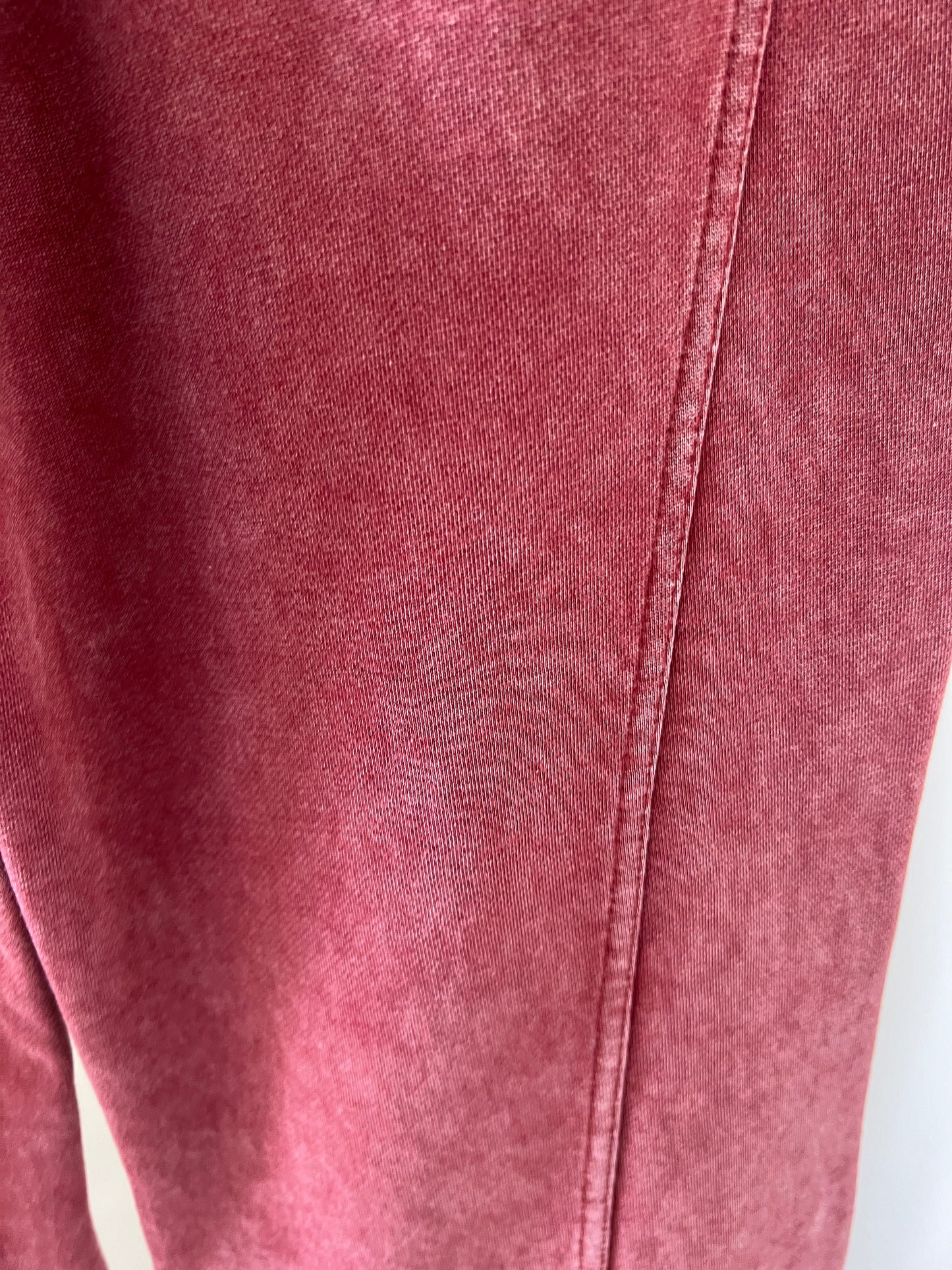 Women's Wide-Leg Washed Fabric Pants