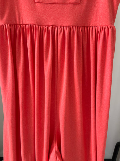 Orange Strappy Onesie