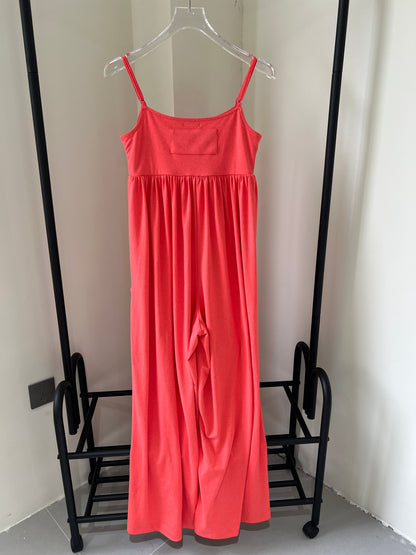 Orange Strappy Onesie